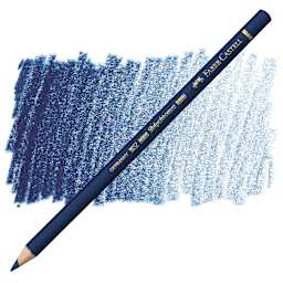 Faber-Castell Polychromos Pencil - Prussian Blue pencil and swatch