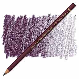 Faber-Castell Polychromos Pencil - Red-Violet pencil and swatch