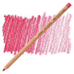 Faber-Castell Pitt Pastel Pencil - Alizarin Crimson pencil and swatch