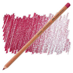 Faber-Castell Pitt Pastel Pencil - Burnt Carmine pencil and swatch
