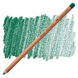 Faber-Castell Pitt Pastel Pencil - Hooker's Green pencil and swatch