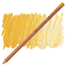 Faber-Castell Pitt Pastel Pencil - Light Yellow Ochre pencil and swatch