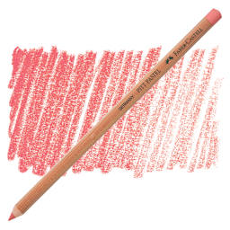 Faber-Castell Pitt Pastel Pencil - Coral pencil and swatch