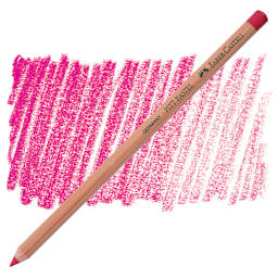 Faber-Castell Pitt Pastel Pencil - Pink Carmine pencil and swatch