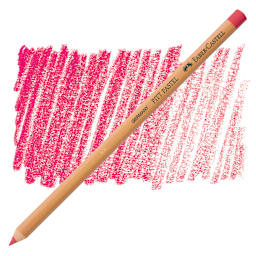 Faber-Castell Pitt Pastel Pencil - Rose Carmine pencil and swatch