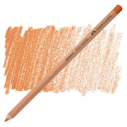 Faber-Castell Pitt Pastel Pencil - Terracotta pencil and swatch