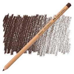 Faber-Castell Pitt Pastel Pencil - Walnut Brown pencil and swatch