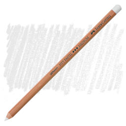 Faber-Castell Pitt Pastel Pencil - White pencil and swatch