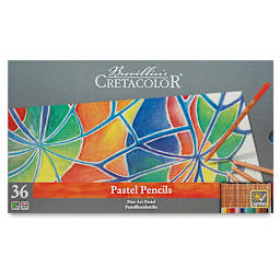Cretacolor Fine Art Pastel Pencils Set - Front of package of set of 36