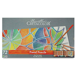 Cretacolor Fine Art Pastel Pencils Set - Front of package of set of 72