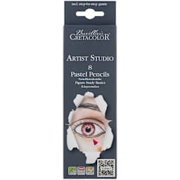 Artist Studio Pastel Pencil Sets 8-Pencil Portrait Colors Set