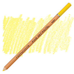 Cretacolor Fine Art Pastel Pencil - Chromium Yellow pencil and swatch