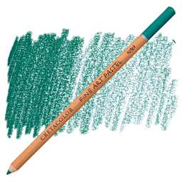 Cretacolor Fine Art Pastel Pencil - Fir Green pencil and swatch