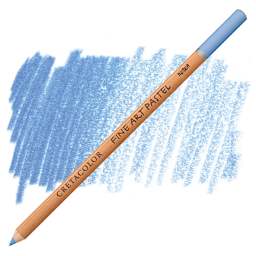 Cretacolor Fine Art Pastel Pencil - Glacier Blue pencil and swatch