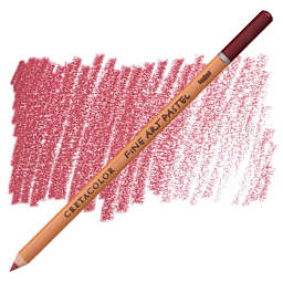 Cretacolor Fine Art Pastel Pencil - Indian Red pencil and swatch