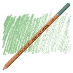 Cretacolor Fine Art Pastel Pencil - Light Green Earth pencil and swatch