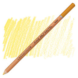 Cretacolor Fine Art Pastel Pencil - Light Ochre pencil and swatch