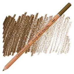 Cretacolor Fine Art Pastel Pencil - Light Sepia pencil and swatch