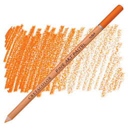 Cretacolor Fine Art Pastel Pencil - Orange pencil and swatch