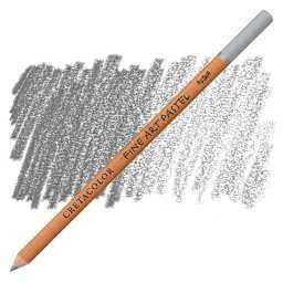 Cretacolor Fine Art Pastel Pencil - Silver Gray pencil and swatch