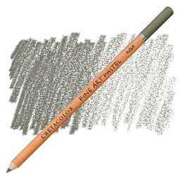 Cretacolor Fine Art Pastel Pencil - Smoke Gray pencil and swatch