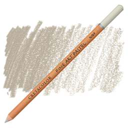Cretacolor Fine Art Pastel Pencil - White Gray pencil and swatch