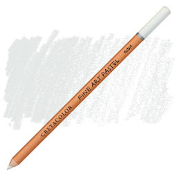 Cretacolor Fine Art Pastel Pencil - Zinc White pencil and swatch