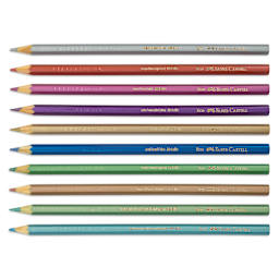 Faber-Castell Red Line Metallic EcoPencil - Assorted Colors, Set of 10