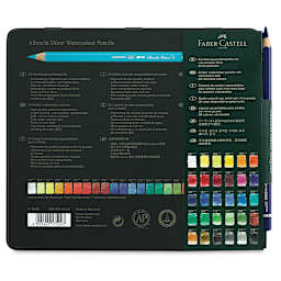Faber-Castell Albrecht Durer Watercolor Pencils - Set of 24 (back of package)