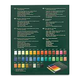 Faber-Castell Albrecht Durer Watercolor Pencils - Gift Box , Set of 36 (back of package)