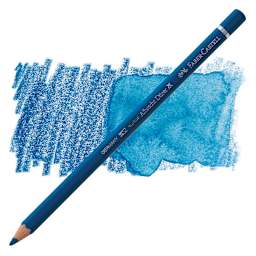 Faber-Castell Albrecht Durer Watercolor Pencil - Bluish Turquoise pencil and swatch
