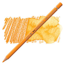 Faber-Castell Albrecht Durer Watercolor Pencil - Cadmium Orange pencil and swatch