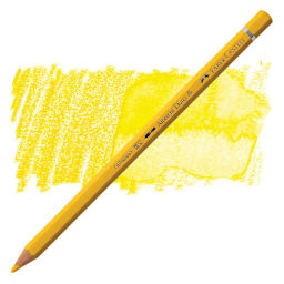 Faber-Castell Albrecht Durer Watercolor Pencil - Dark Cadmium Yellow pencil and swatch