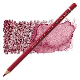 Faber-Castell Albrecht Durer Watercolor Pencil - Dark Red pencil and swatch