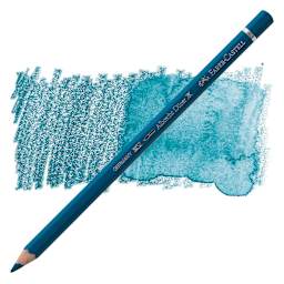 Faber-Castell Albrecht Durer Watercolor Pencil - Helio Turquoise pencil and swatch