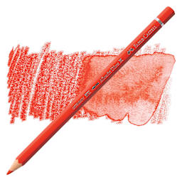 Faber-Castell Albrecht Durer Watercolor Pencil - Light Cadmium Red pencil and swatch