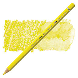 Faber-Castell Albrecht Durer Watercolor Pencil - Light Chrome Yellow pencil and swatch