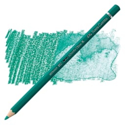 Faber-Castell Albrecht Durer Watercolor Pencil - Phthalo Green pencil and swatch