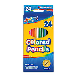 Liqui-Mark Colored Pencils - Front of package of Set of 24