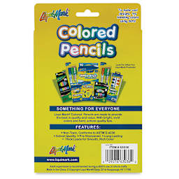 Liqui-Mark Colored Pencil Set - Assorted Colors, Set of 36 (back of box)