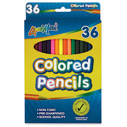 Liqui-Mark Colored Pencils - Front of package of Set of 36