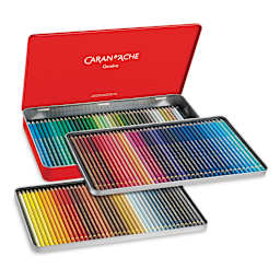 Caran d'Ache Pablo Colored Pencil Set - Assorted Colors, Set of 120, Inside Cover