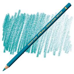 Caran d'Ache Pablo Colored Pencil - Azurite Blue pencil and swatch