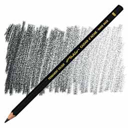 Caran d'Ache Pablo Colored Pencil - Black pencil and swatch