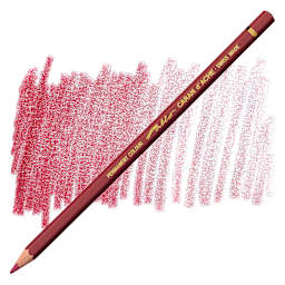 Caran d'Ache Pablo Colored Pencil - Bordeaux Red pencil and swatch