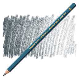 Caran d'Ache Pablo Colored Pencil - Dark Gray pencil and swatch