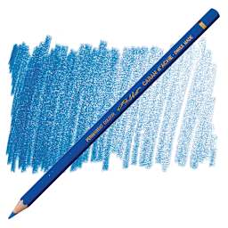 Caran d'Ache Pablo Colored Pencil - Gentian Blue pencil and swatch