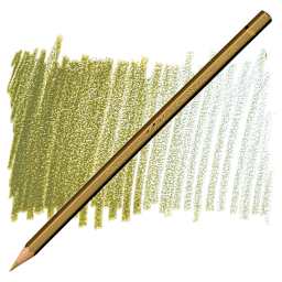 Caran d'Ache Pablo Colored Pencil - Gold pencil and swatch