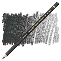 Caran d'Ache Pablo Colored Pencil - Ivory Black pencil and swatch