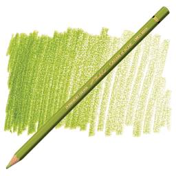 Caran d'Ache Pablo Colored Pencil - Khaki Green pencil and swatch